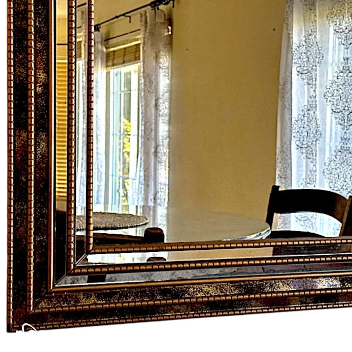 20th Century Large Vintage Beveled Wall Mirror With Ornate Multi-Layereed Gilt Frame - Thumbnail 6