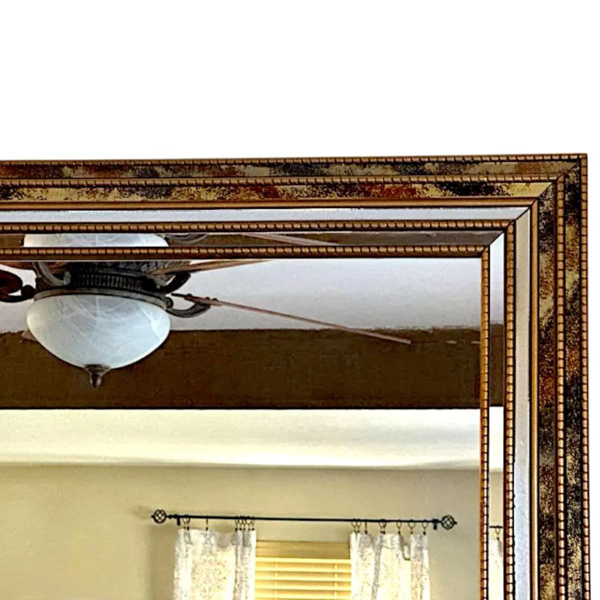 20th Century Large Vintage Beveled Wall Mirror With Ornate Multi-Layereed Gilt Frame - Thumbnail 7