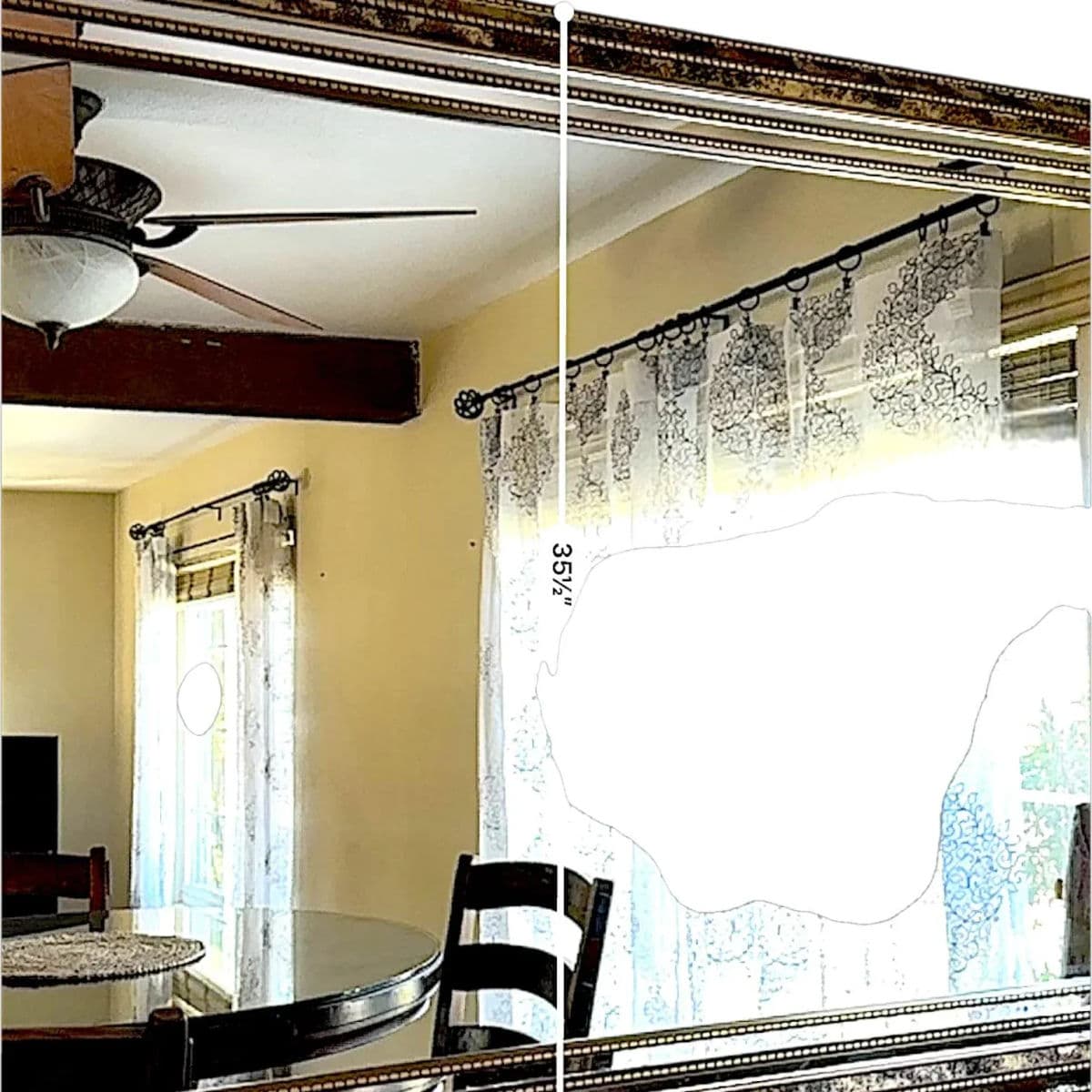 20th Century Large Vintage Beveled Wall Mirror With Ornate Multi-Layereed Gilt Frame - Thumbnail 4