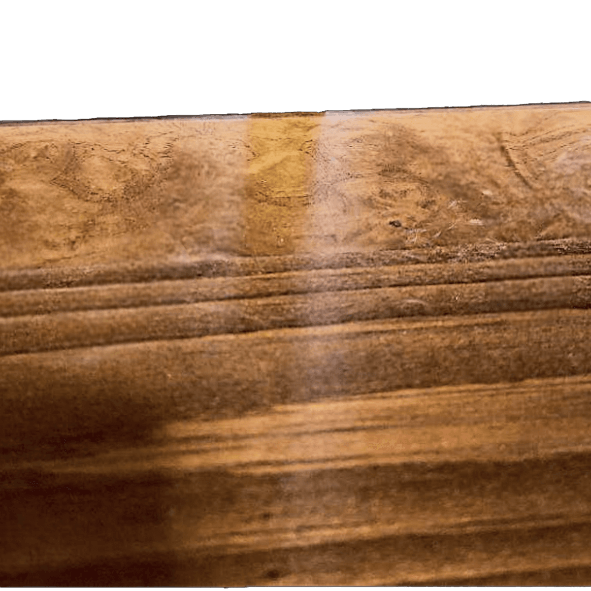 Mid Century Provincial Style Walnut Barrel Back Off-White Upholstered Armchair - Thumbnail 6