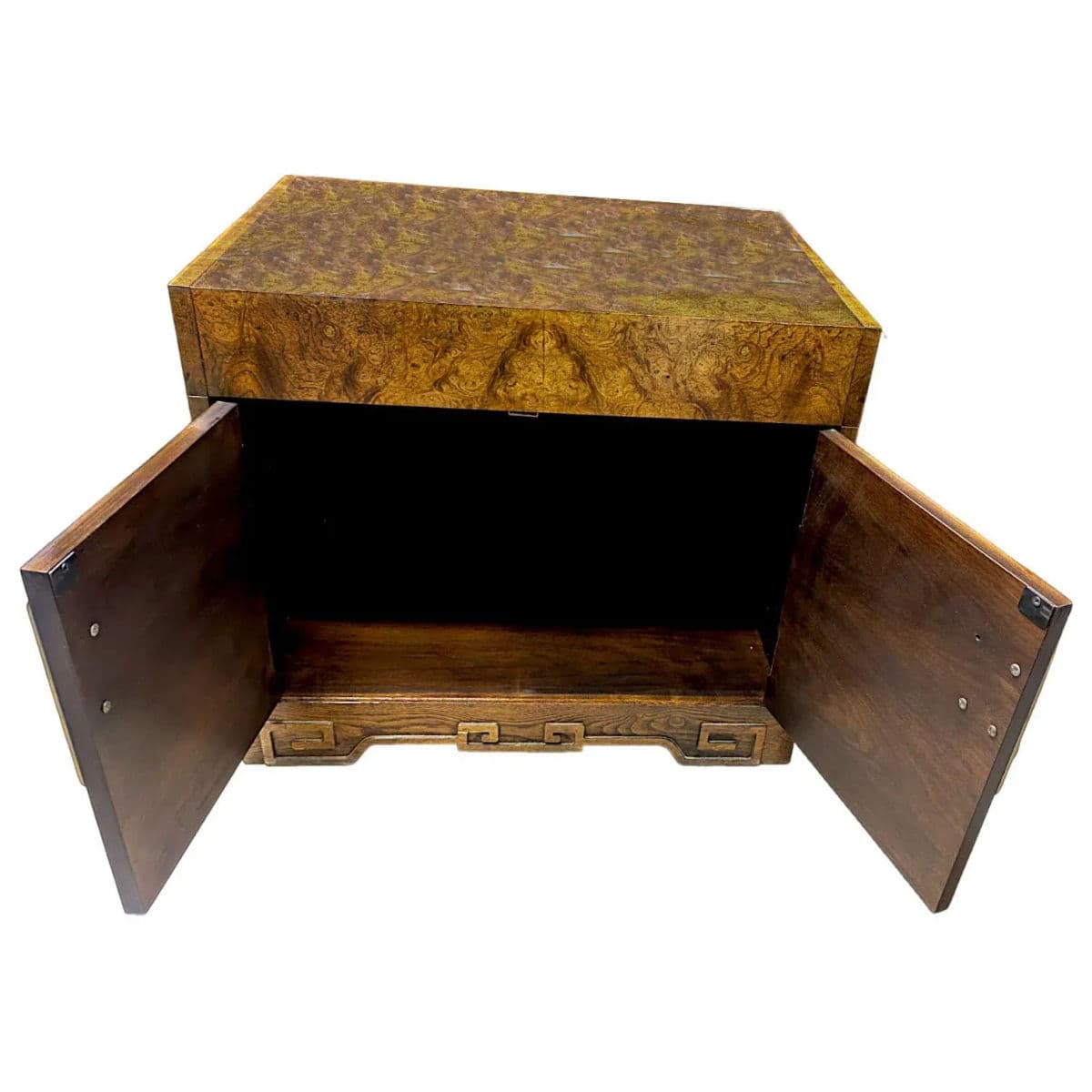 1960s Michael Taylor for Baker Furniture Far East Collection Side Table Cabinet - Thumbnail 6