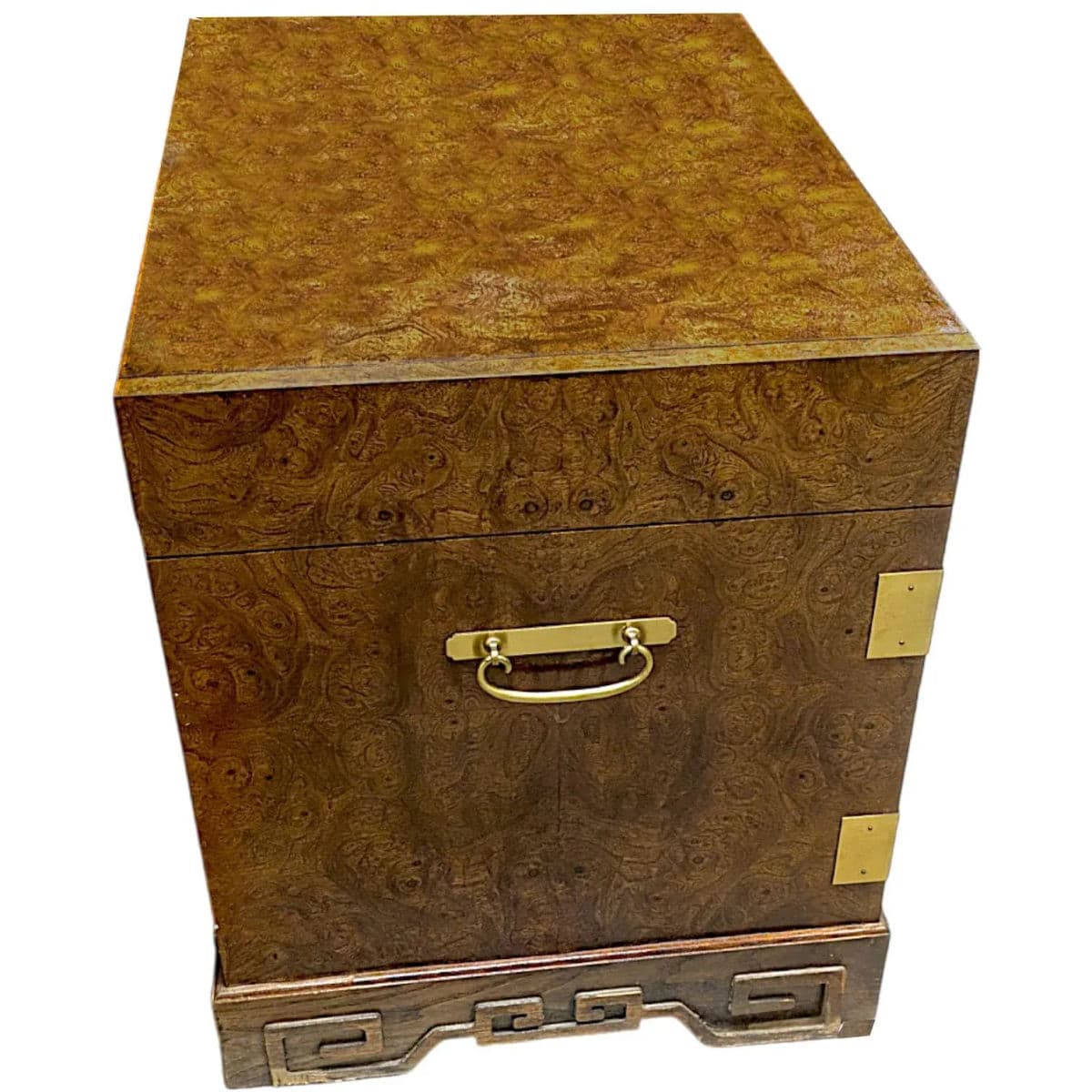 1960s Michael Taylor for Baker Furniture Far East Collection Side Table Cabinet - Thumbnail 5