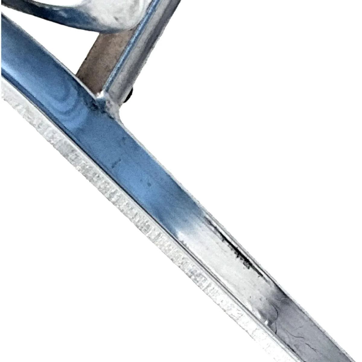 1990s Lorell Padded Armless Stacking Chairs, Steel Frame - Vinyl Black Seat - Set of 10 - Thumbnail 7