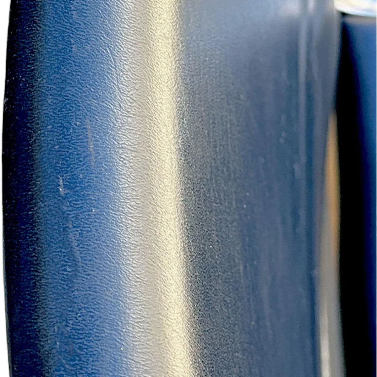 1990s Lorell Padded Armless Stacking Chairs, Steel Frame - Vinyl Black Seat - Set of 10 - Thumbnail 10