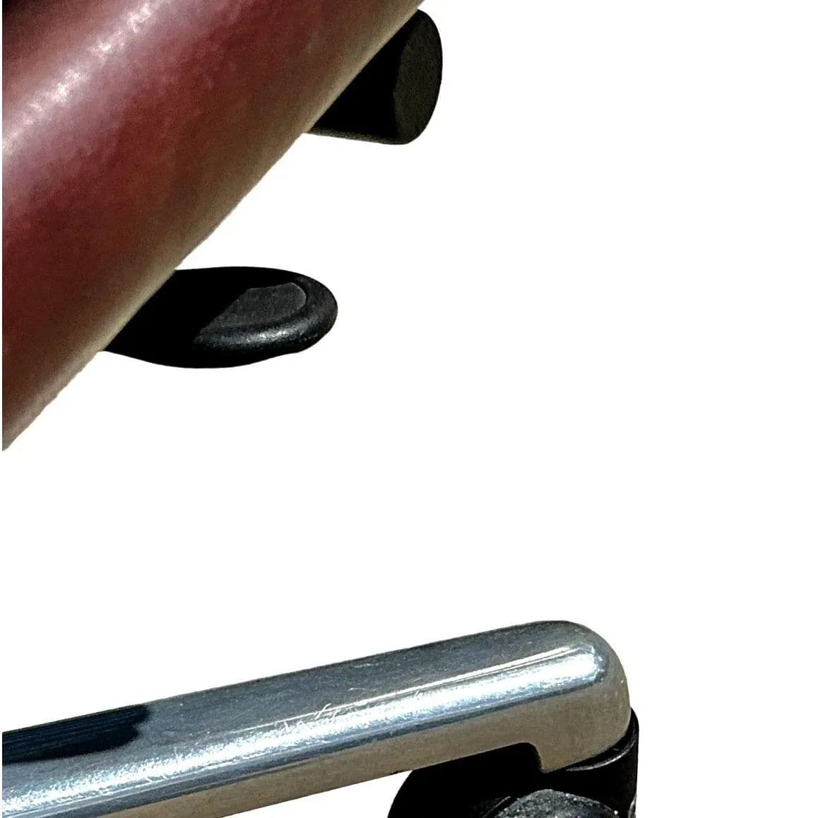 Vintage Keilhauer Elite Swivel Rolling Executive Armchairs in Ruddy Brown Leather - Thumbnail 10