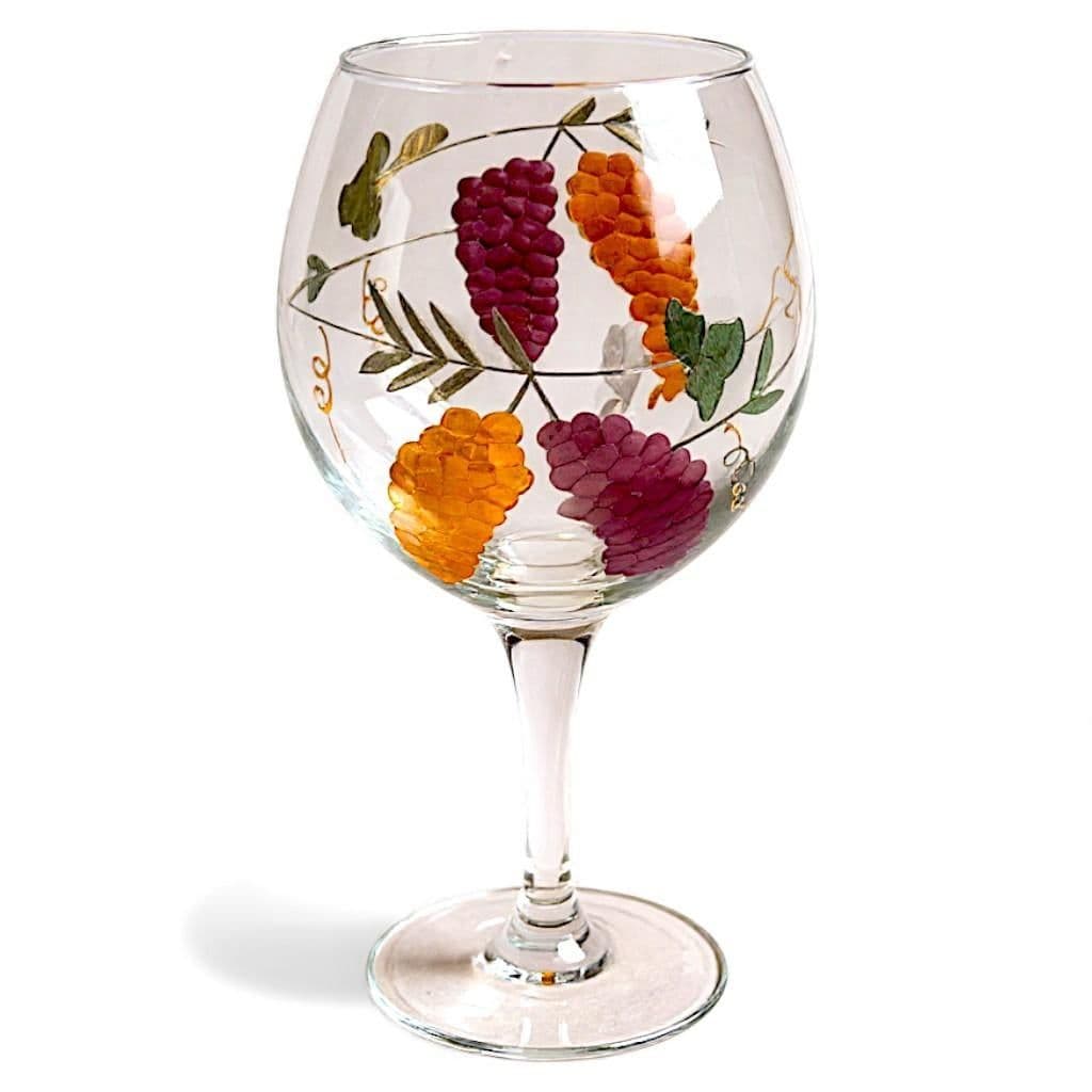 Mirage by Monarch Handblown Etched Crystal Wine Glass 9.5" Inch - Set of 6 - Thumbnail 7