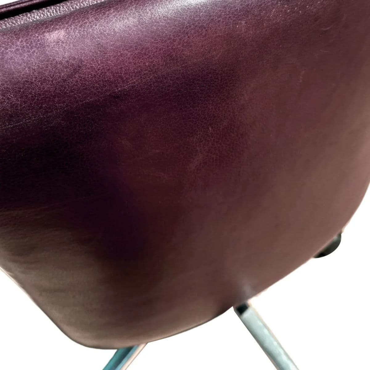 Vintage Keilhauer Elite Swivel Rolling Executive Armchairs in Ruddy Brown Leather - Thumbnail 9