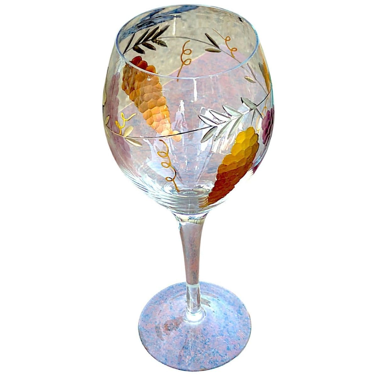 Mirage by Monarch Handblown Etched Crystal Wine Glass 9.5" Inch - Set of 6 - Thumbnail 9