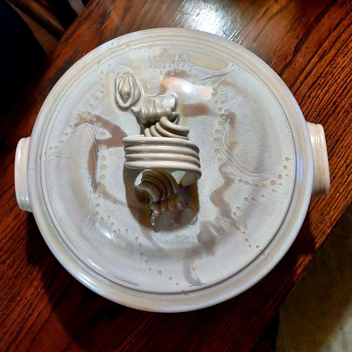 Studio Beauceware "Oven-To-Table" Covered Casseroles Signed Garnier - a Pair - Thumbnail 6