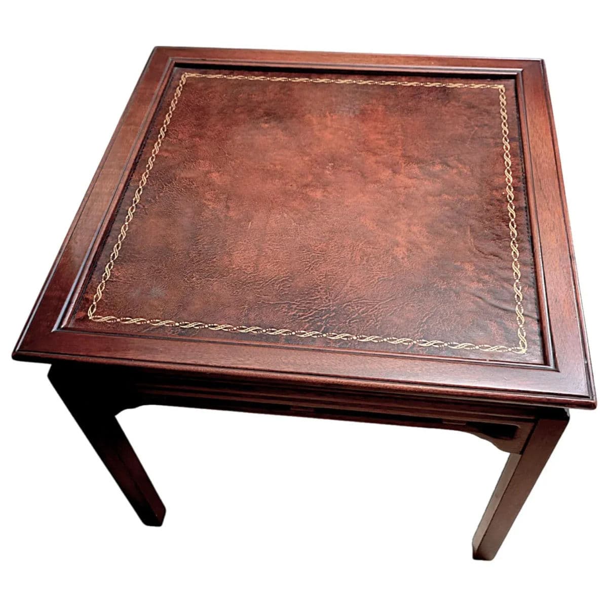 1940s Vintage Hardwood Asian Inspired Side Tables by Ferguson Bros MFG Co Hoboken N. J. - Thumbnail 7