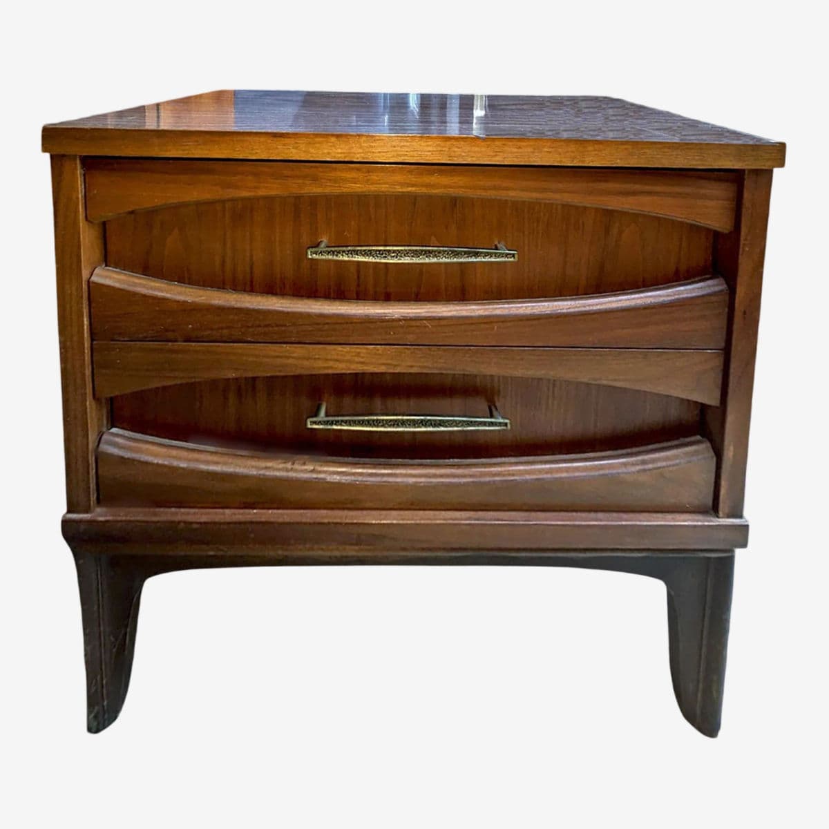 1950s Mid-Century Danish Modern Nightstand in the Manner of Kittinger - Image 1