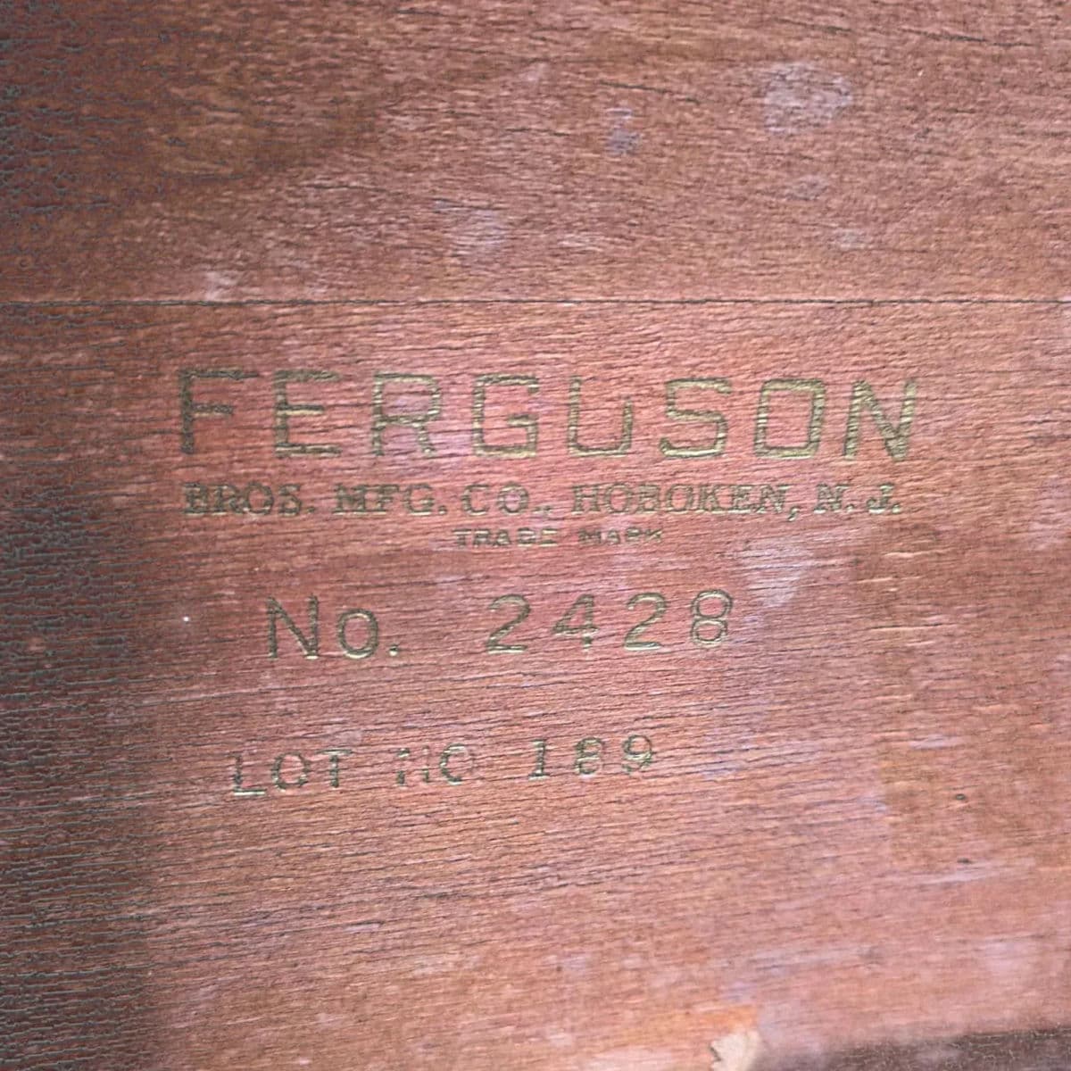 1940s Vintage Hardwood Asian Inspired Side Tables by Ferguson Bros MFG Co Hoboken N. J. - Thumbnail 5