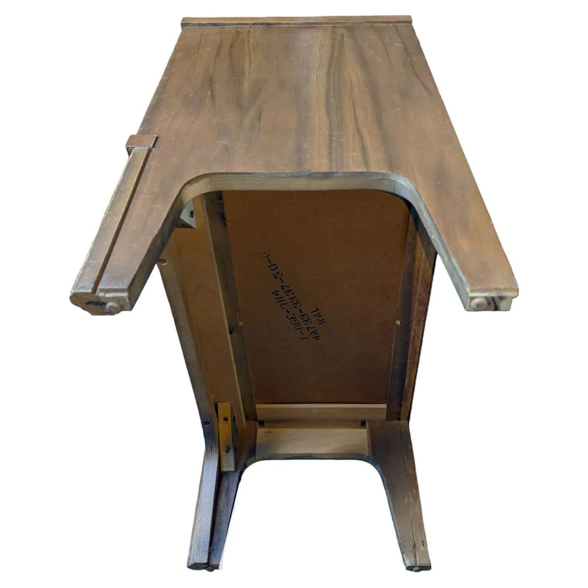 1950s Mid-Century Danish Modern Nightstand in the Manner of Kittinger - Thumbnail 8