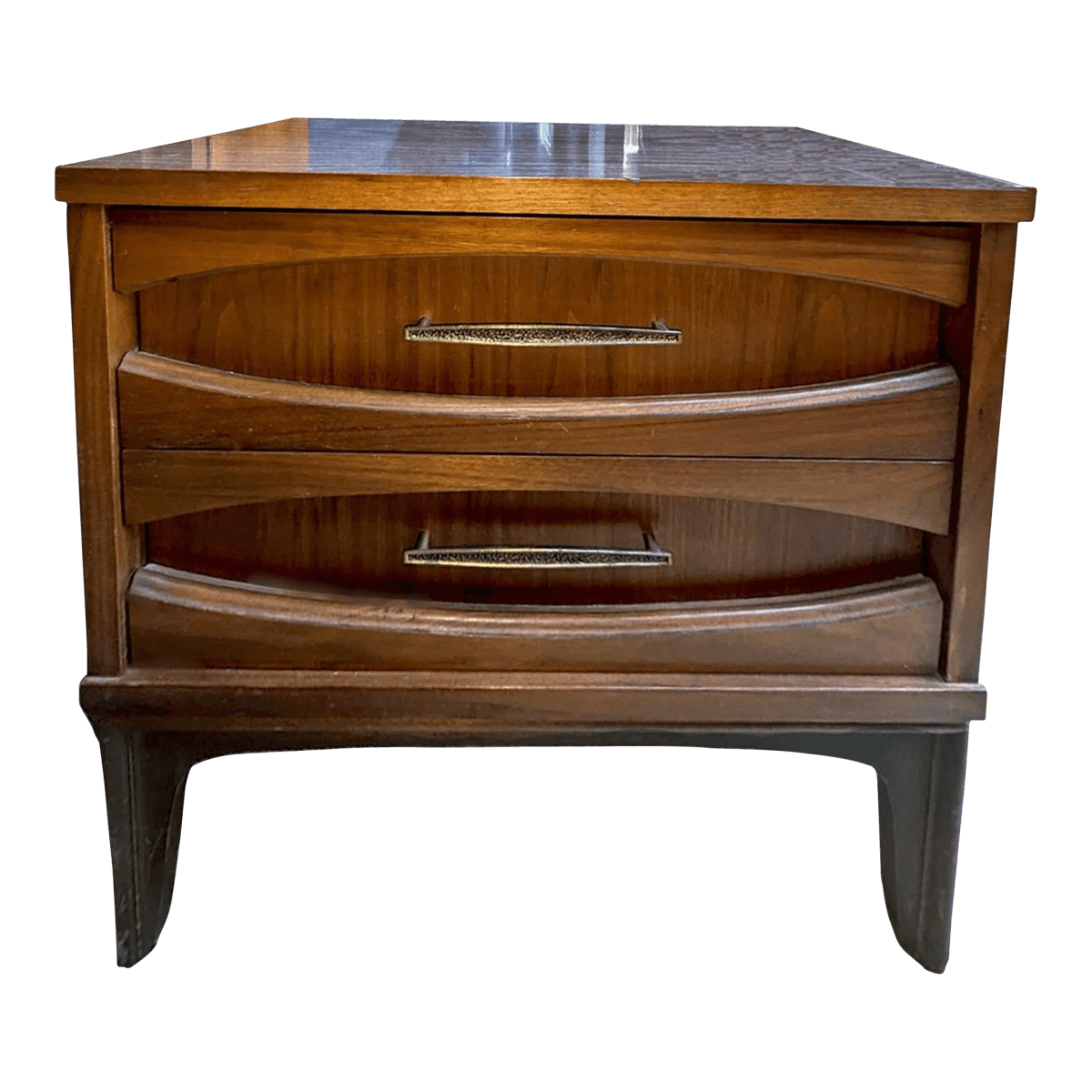 1950s Mid-Century Danish Modern Nightstand in the Manner of Kittinger - Thumbnail 2