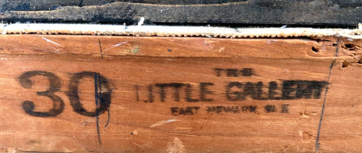 Signed Expressionist Framed Oil Painting Depicting Fall Country Brook in Vivid Colors Circa 1970s - Thumbnail 11