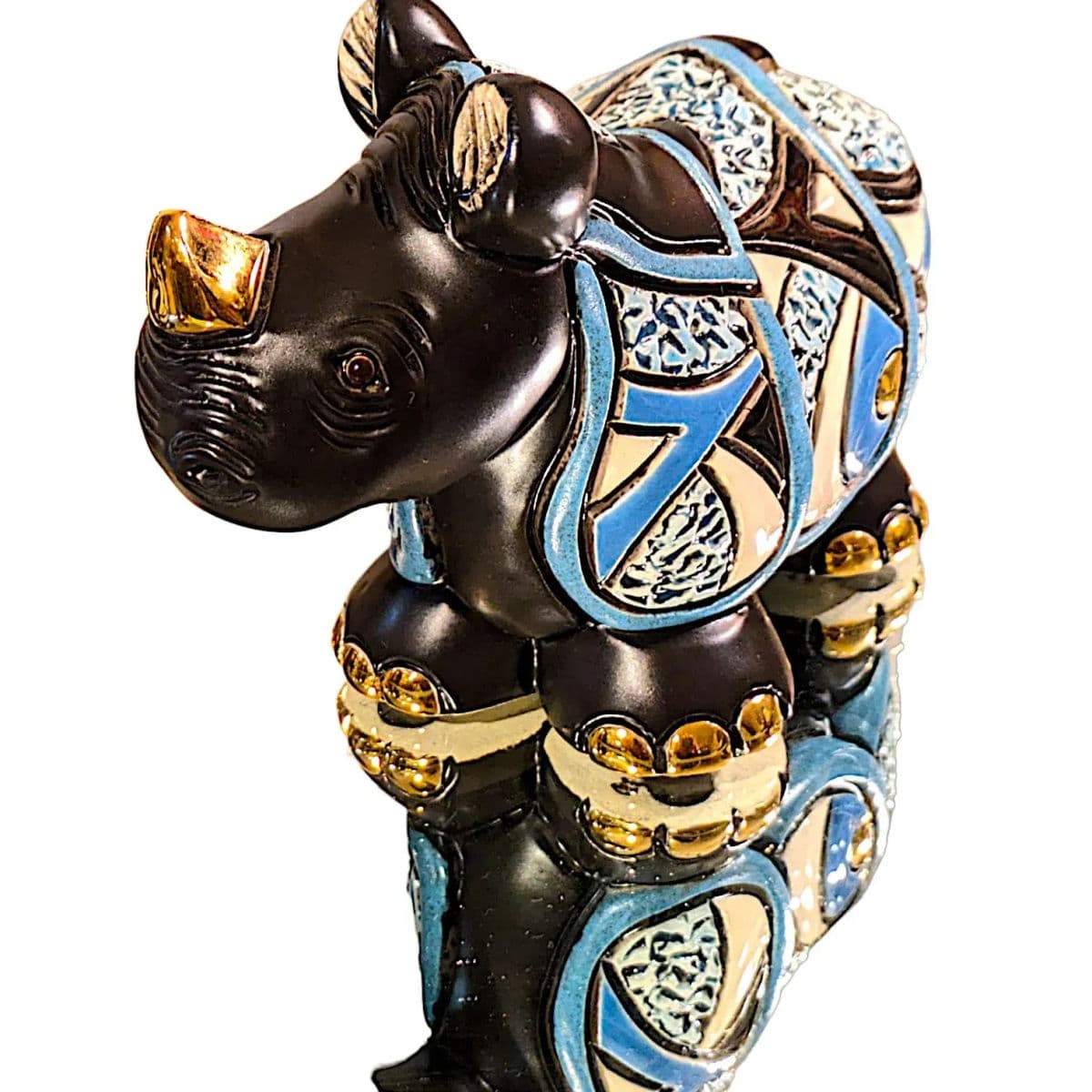 Trio Lot of of DeRosa Rinconada Collectible by Hand Sculptures From Uruguay 2007 -2014 - Thumbnail 3