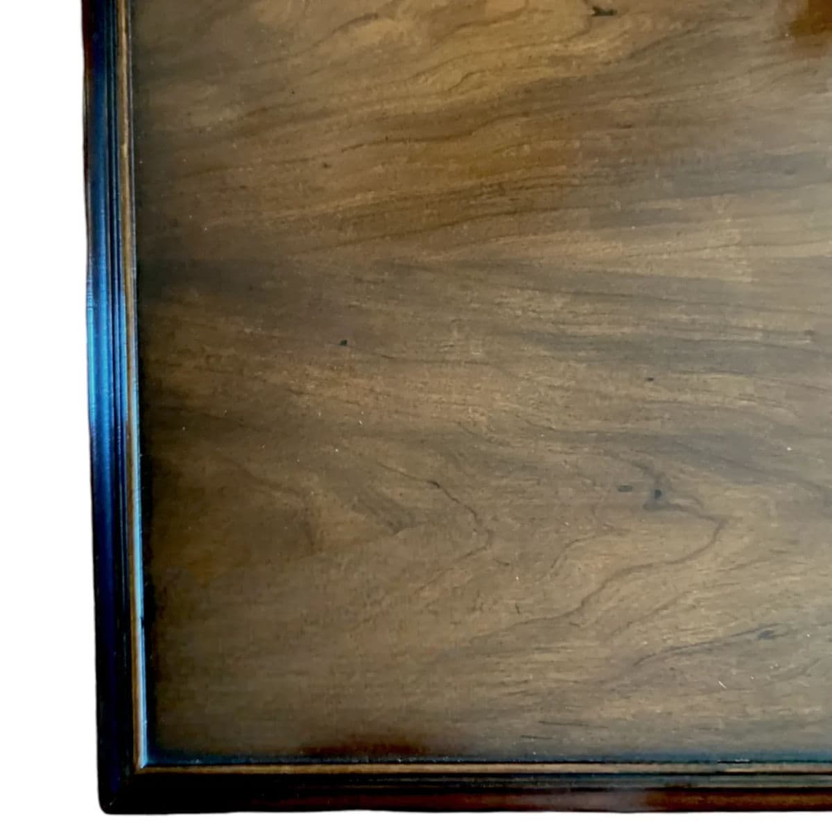 1990s Two Drawer Rectangular Signed Drexel Heritage Console Sofa Table on Cabriole Legs - Thumbnail 8