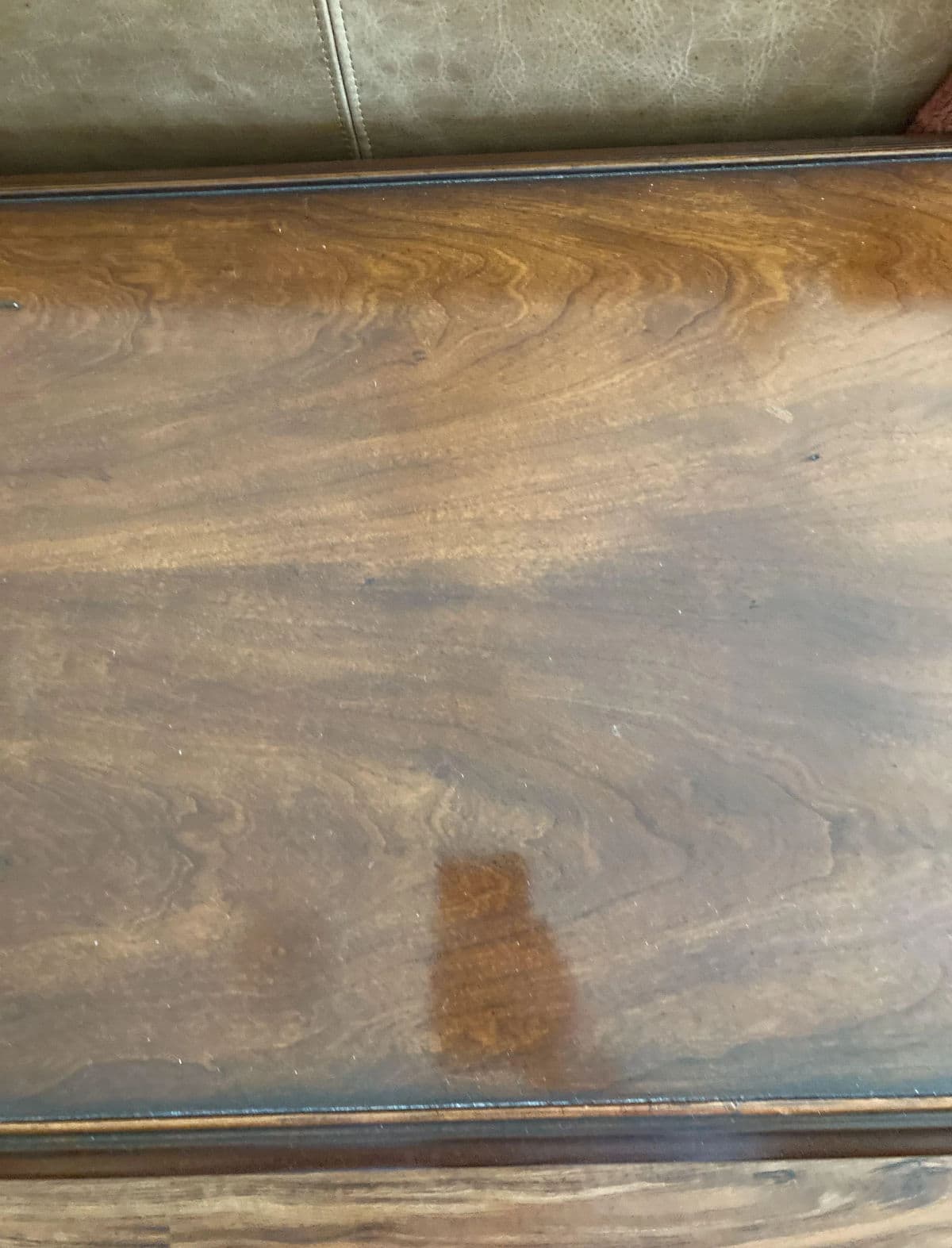 1990s Two Drawer Rectangular Signed Drexel Heritage Console Sofa Table on Cabriole Legs - Thumbnail 9