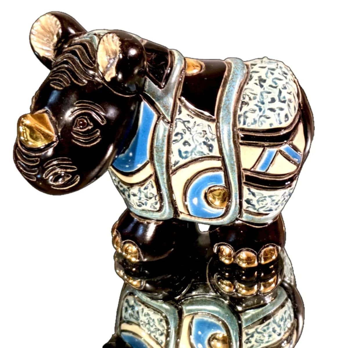 Trio Lot of of DeRosa Rinconada Collectible by Hand Sculptures From Uruguay 2007 -2014 - Thumbnail 4