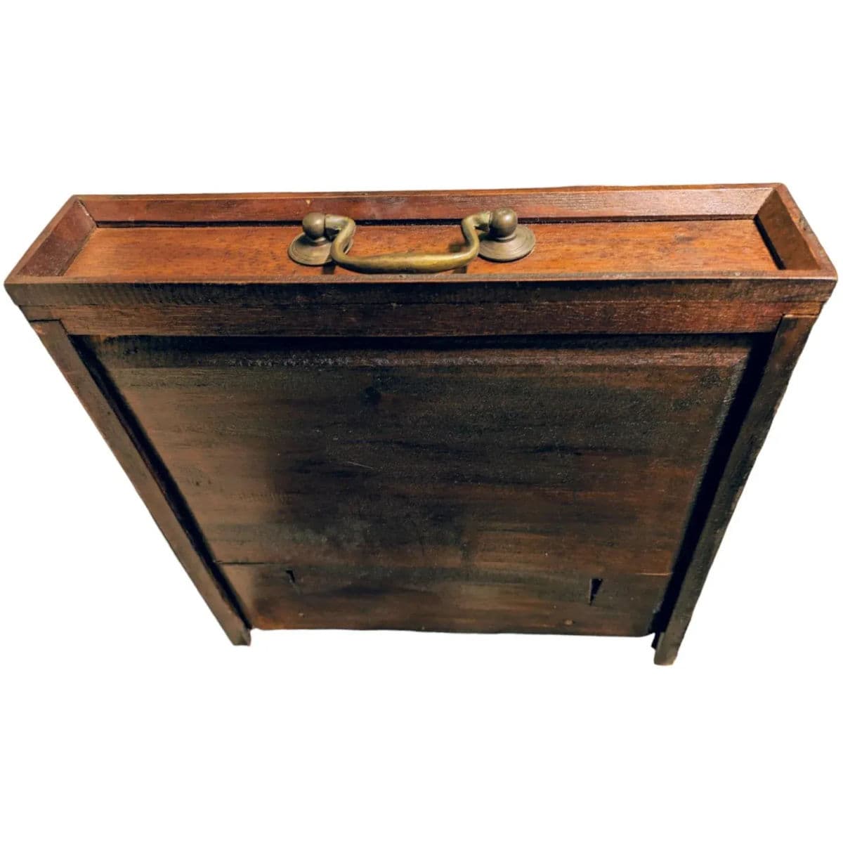 19th C Hand Tooled Louis XV Provencal Side Table Cabriole Legs & Serpentine Top - Thumbnail 12