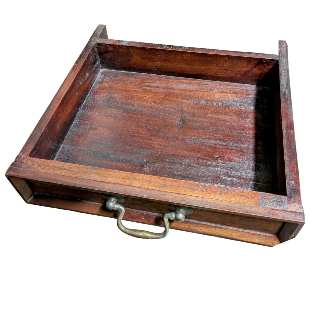 19th C Hand Tooled Louis XV Provencal Side Table Cabriole Legs & Serpentine Top - Thumbnail 11