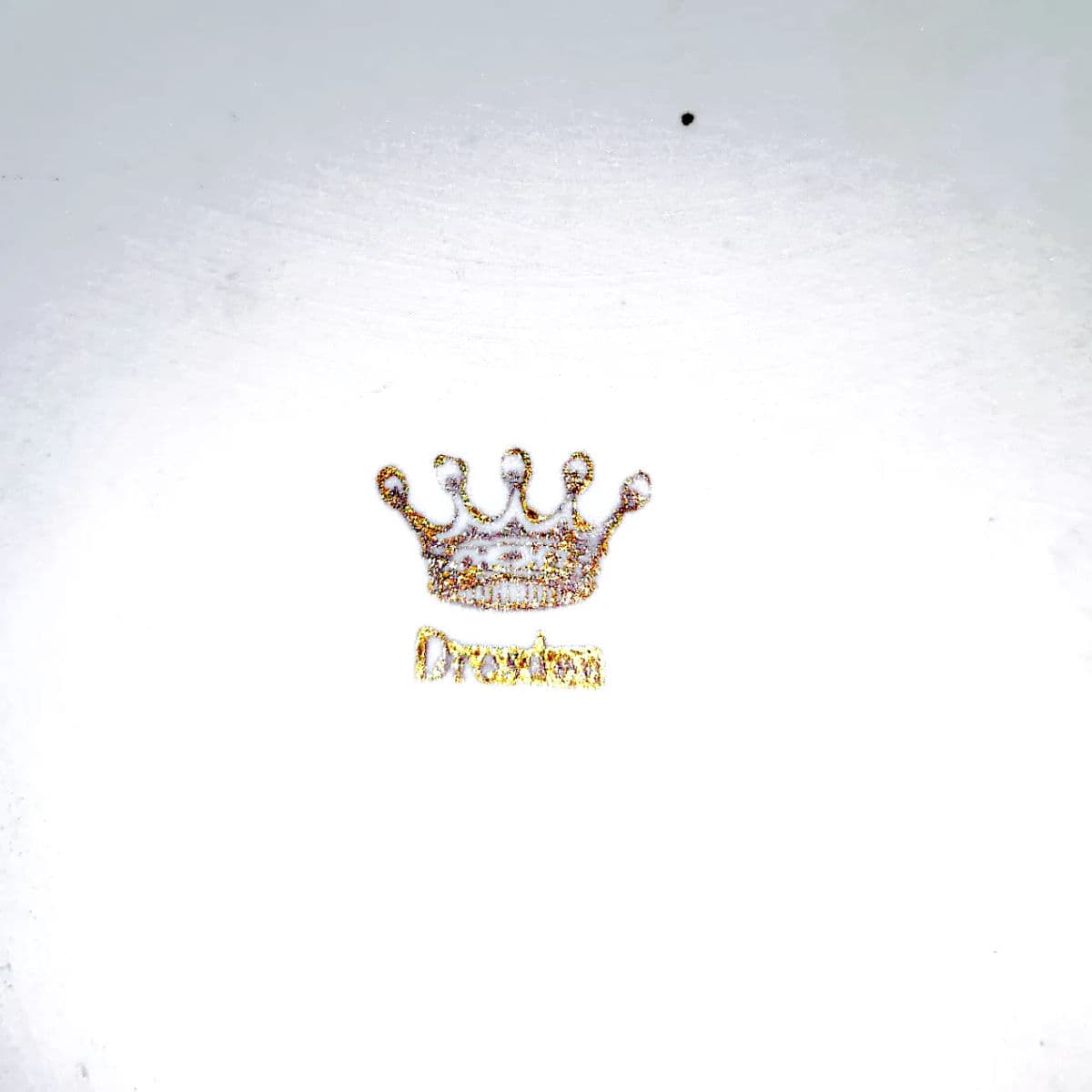 Dresden & Gerold Porzellan Bavaria Silver Trimmed Bird Bath Flower Frog 2 Piece Centerpiece - Thumbnail 6