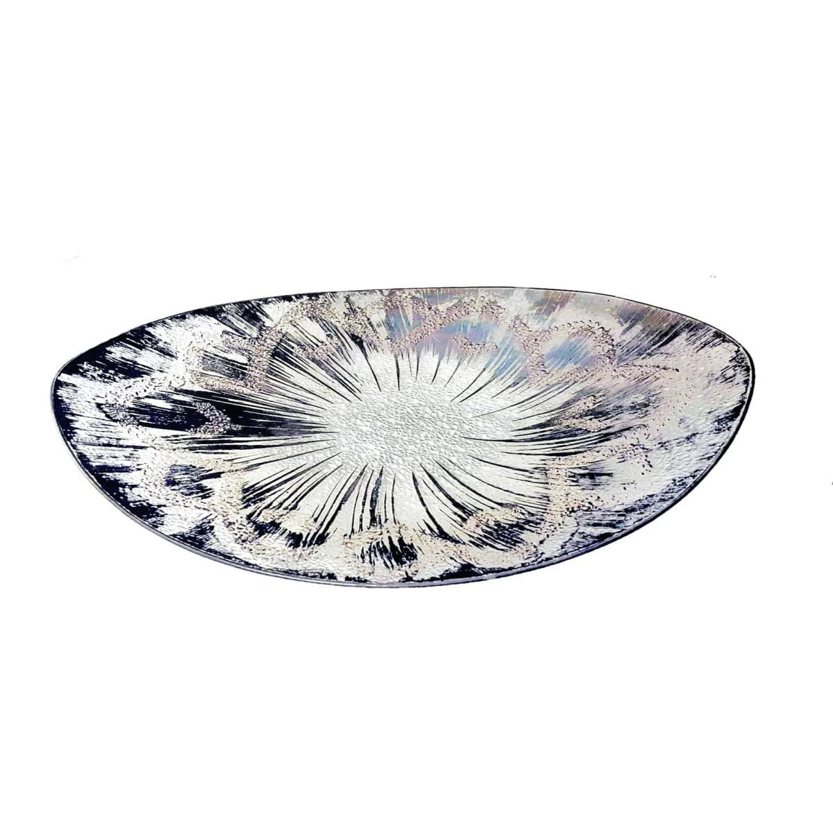 1940s Minimalism Dorothy Thorpe Ovoid Shaped Glass Bowl - Thumbnail 5