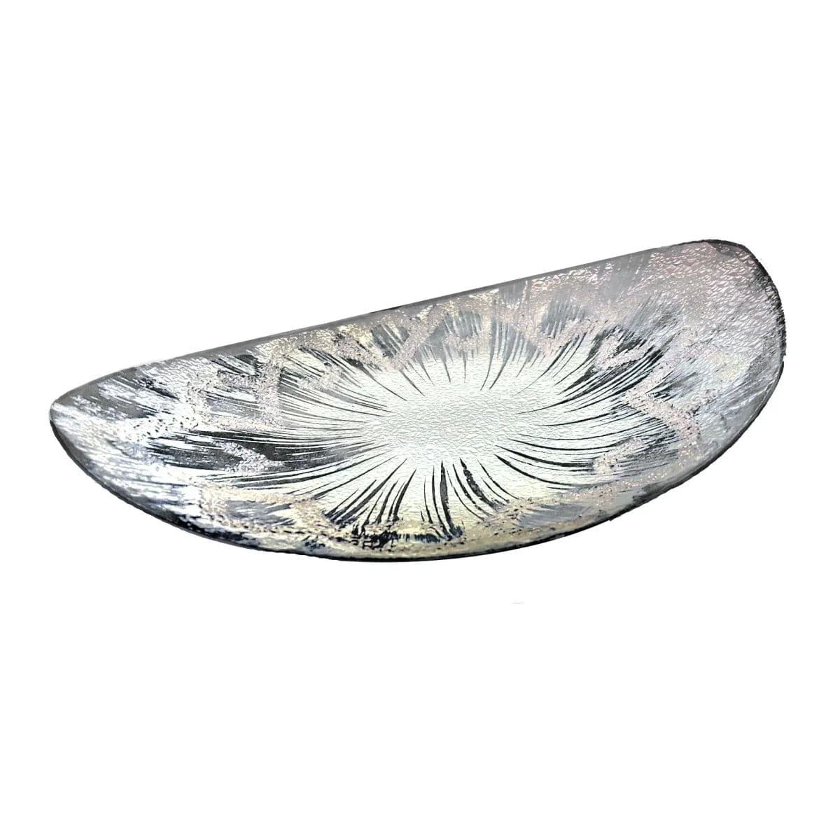 1940s Minimalism Dorothy Thorpe Ovoid Shaped Glass Bowl - Thumbnail 4