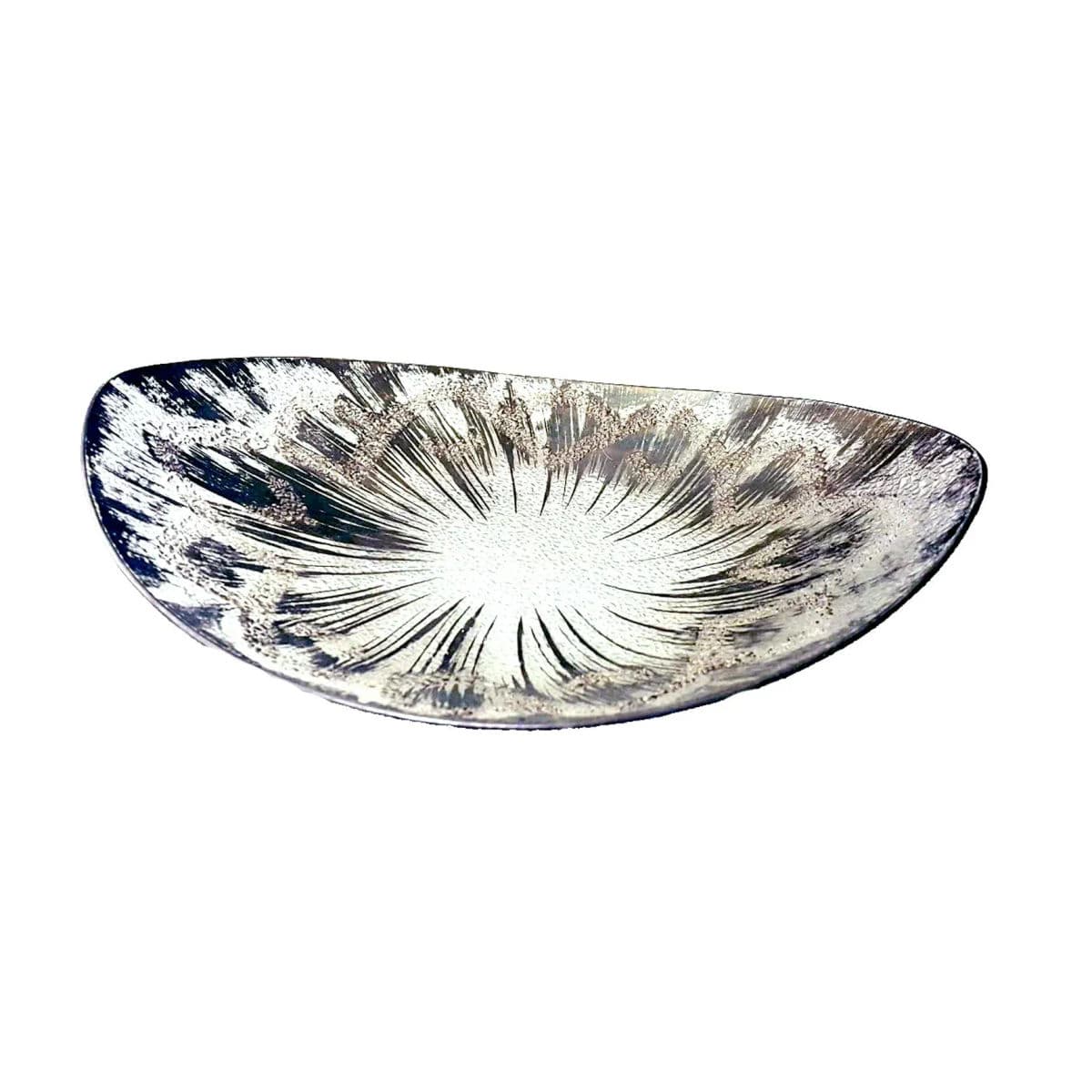 1940s Minimalism Dorothy Thorpe Ovoid Shaped Glass Bowl - Thumbnail 8