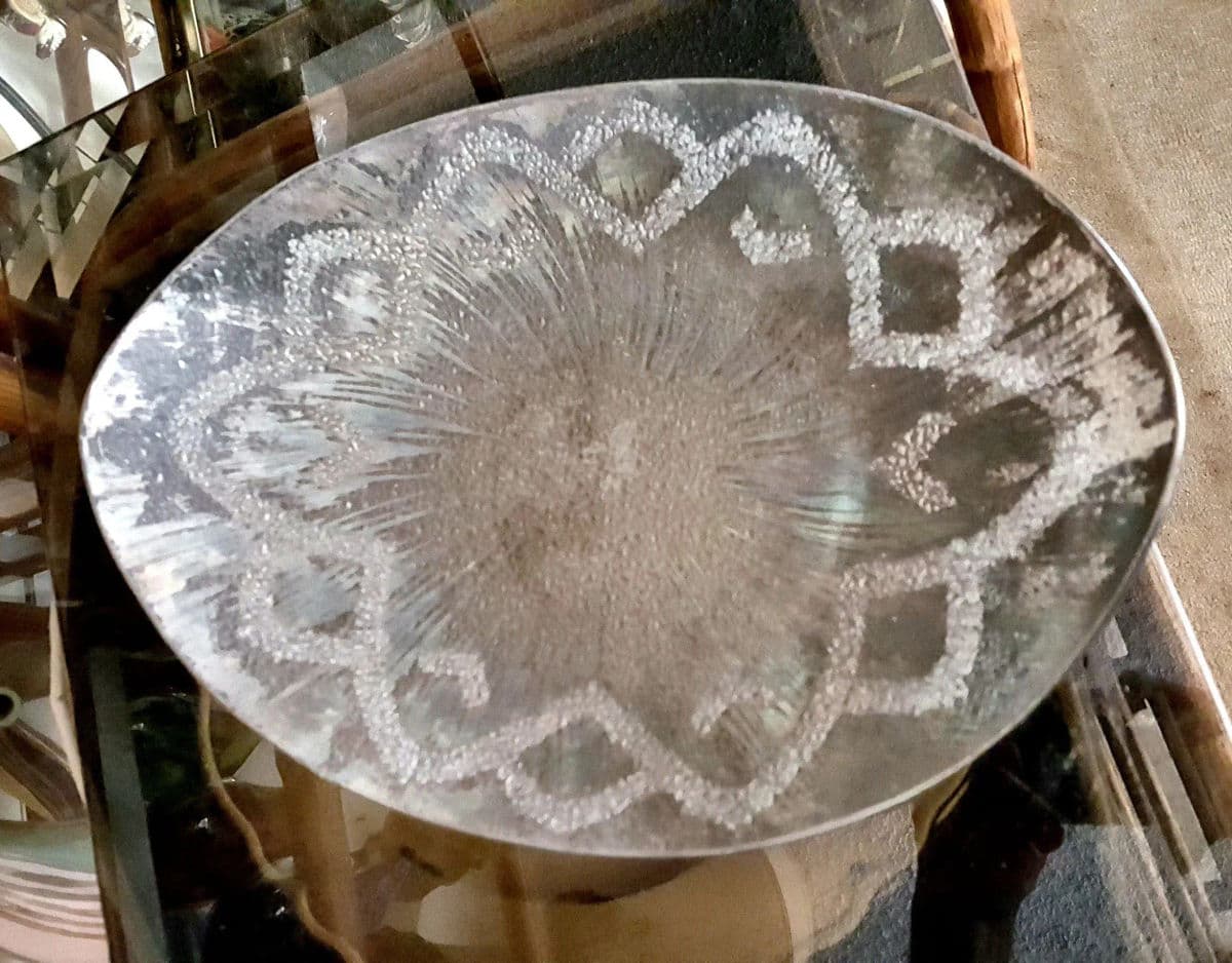 1940s Minimalism Dorothy Thorpe Ovoid Shaped Glass Bowl - Thumbnail 6