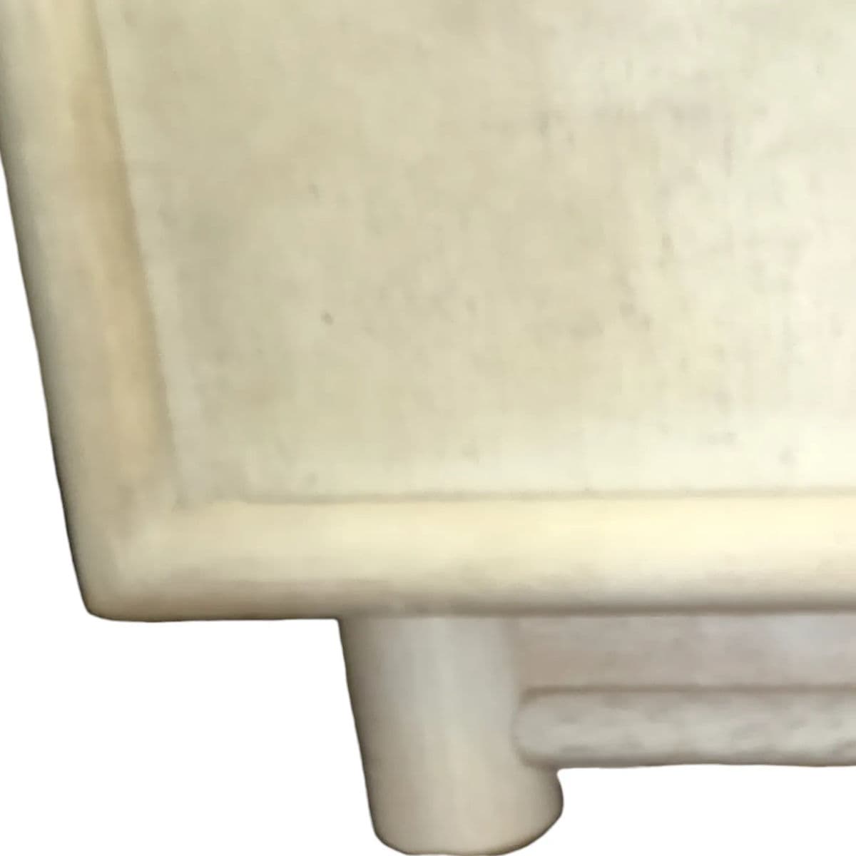 1950s Two Toned Split Pencil Reed Gabriella Crespi Style Three Drawer Chest of Drawers - Thumbnail 12