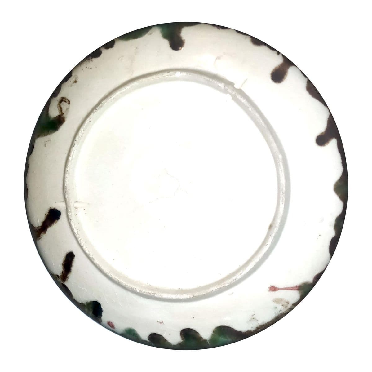 Mid 20th Century Majolica Bernard Palissy Style Faience Trompe l'Oeil Crab Plate - Thumbnail 8