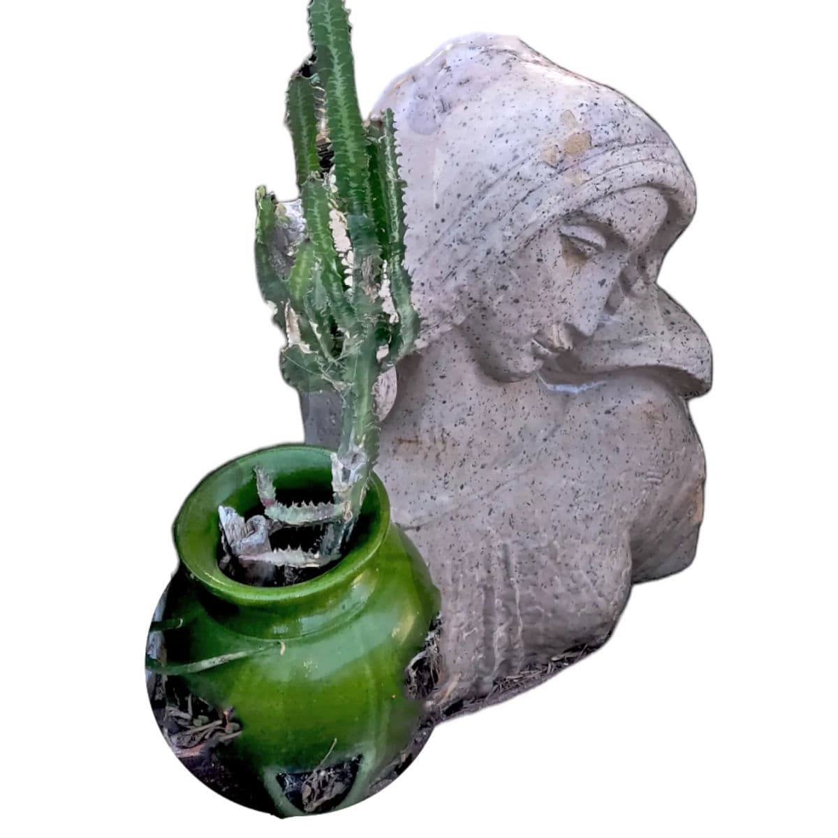 Erté Inspired Art Deco Relief Depicting Bust of Woman Architectural Remnant - Thumbnail 6