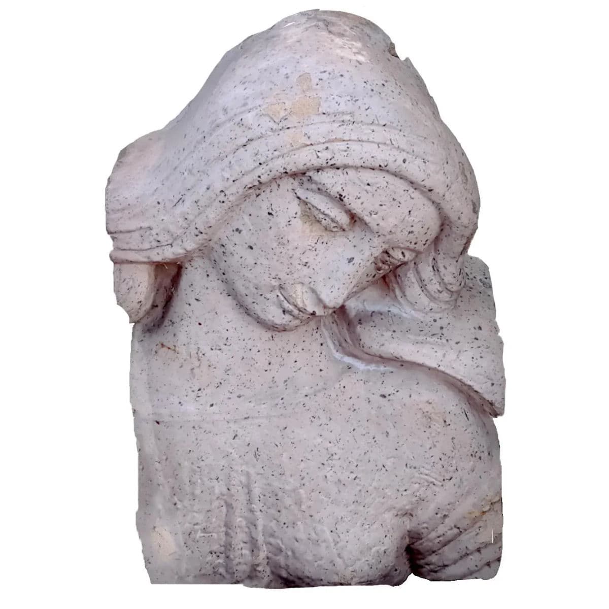 Erté Inspired Art Deco Relief Depicting Bust of Woman Architectural Remnant - Thumbnail 8