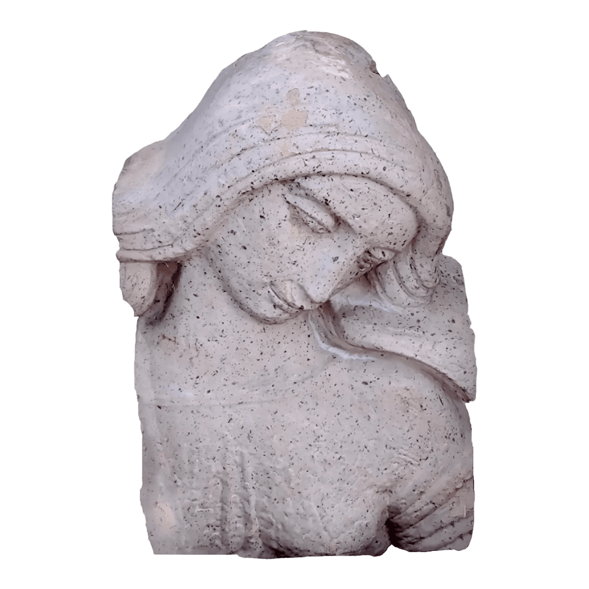 Erté Inspired Art Deco Relief Depicting Bust of Woman Architectural Remnant - Thumbnail 2