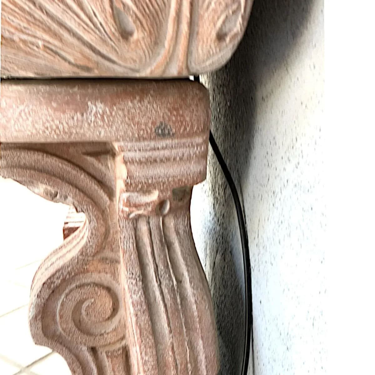 Classic Fiore Stone Cherub Wall Fountain With Integrated Pump – A Timeless Garden Accent - Thumbnail 10