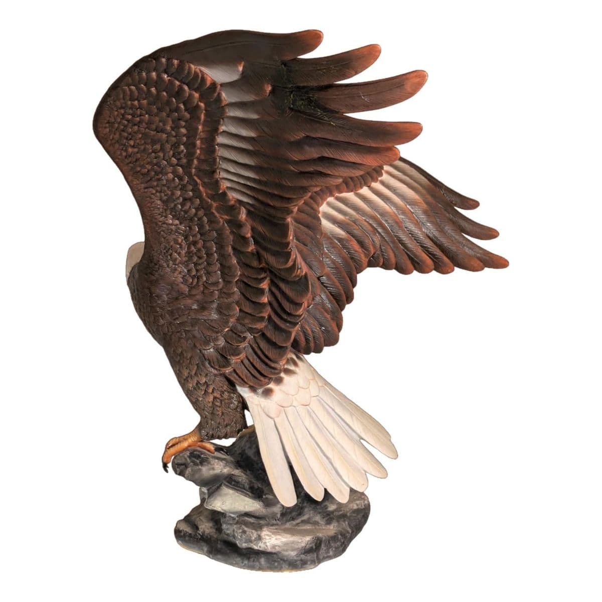 1989 the American Bald Eagle A7/80 by Ronald Van Ruyckevelt for Franklin Mint Porcelain Sculpture - Thumbnail 9