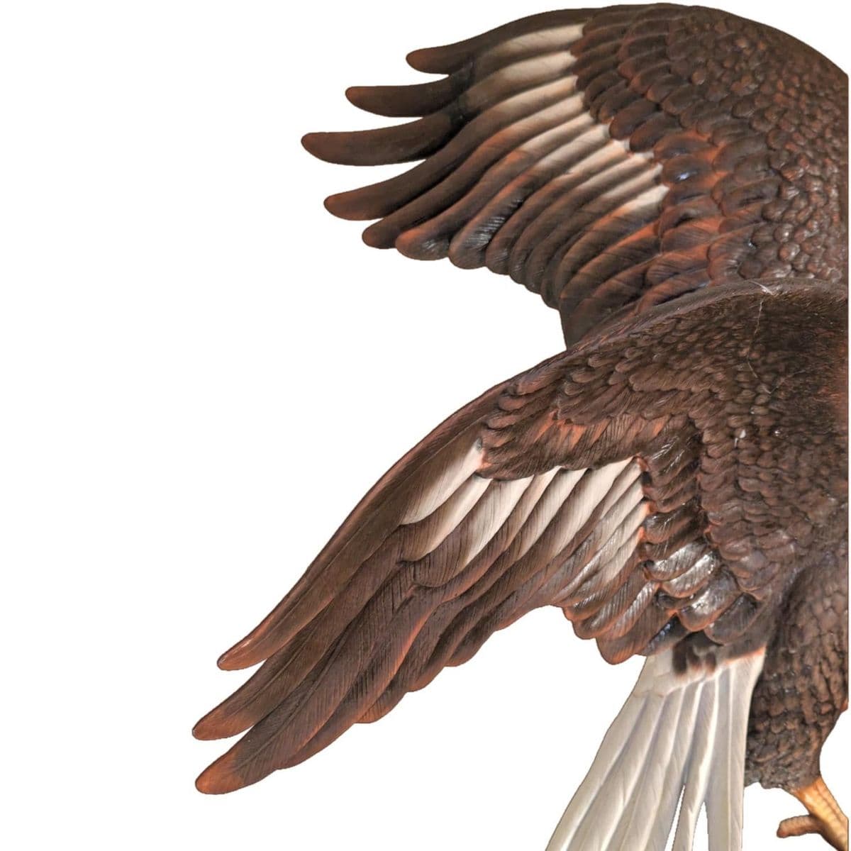 1989 the American Bald Eagle A7/80 by Ronald Van Ruyckevelt for Franklin Mint Porcelain Sculpture - Thumbnail 4