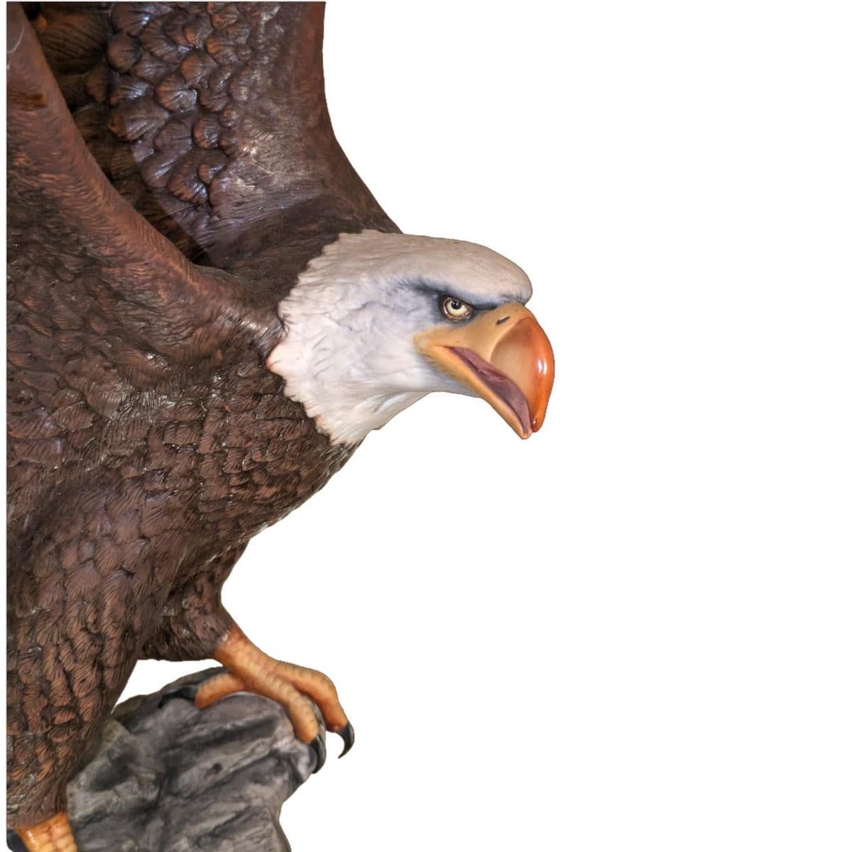 1989 the American Bald Eagle A7/80 by Ronald Van Ruyckevelt for Franklin Mint Porcelain Sculpture - Thumbnail 7