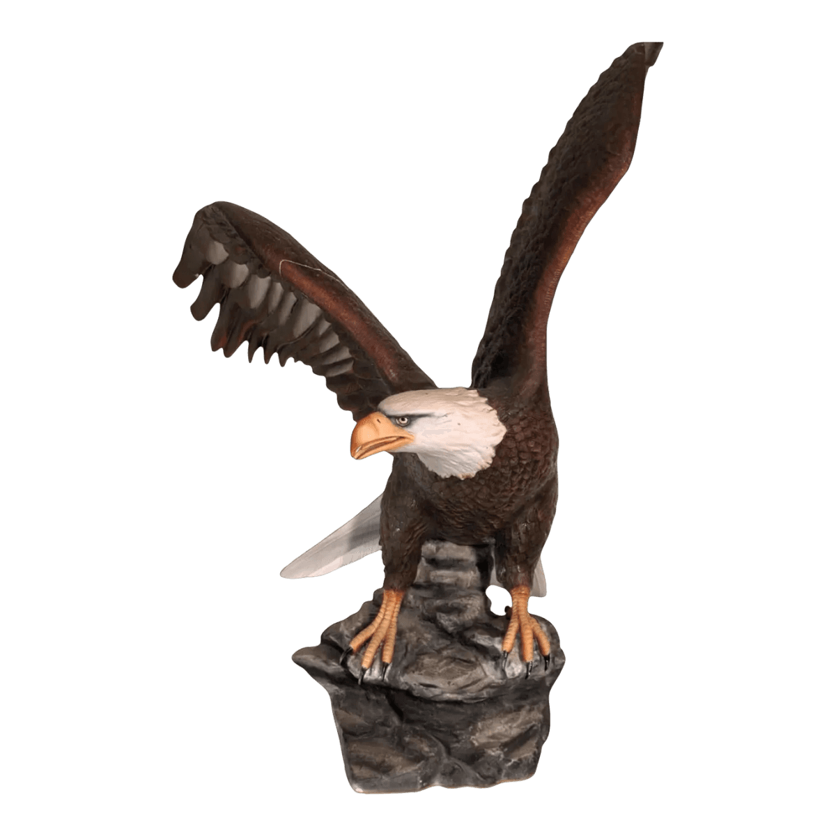 1989 the American Bald Eagle A7/80 by Ronald Van Ruyckevelt for Franklin Mint Porcelain Sculpture - Thumbnail 2