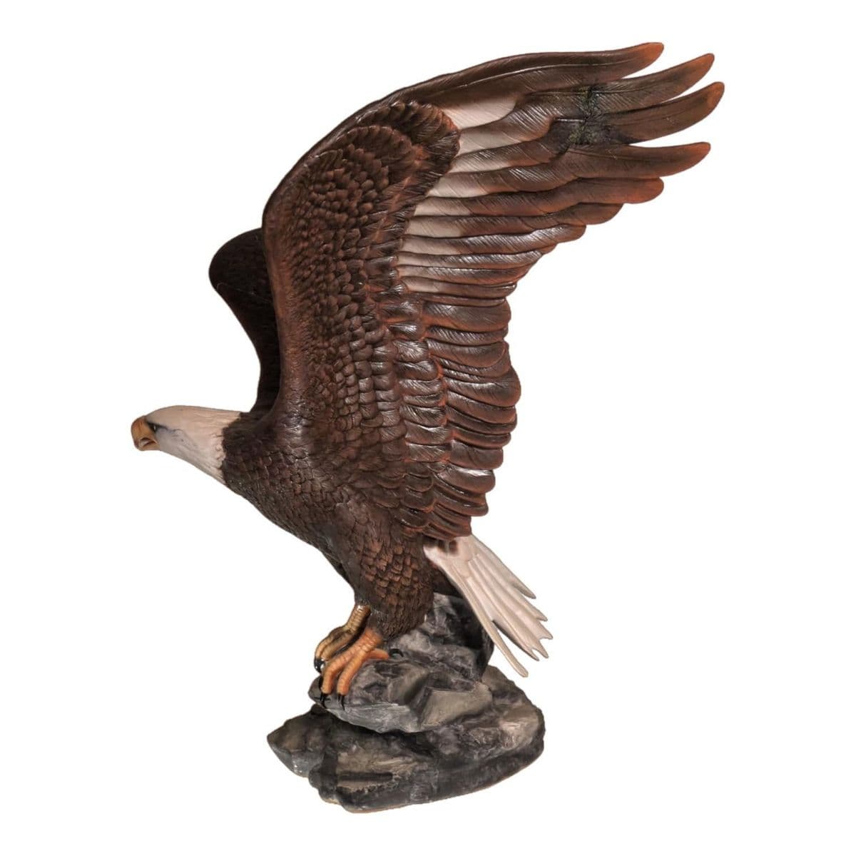 1989 the American Bald Eagle A7/80 by Ronald Van Ruyckevelt for Franklin Mint Porcelain Sculpture - Thumbnail 8