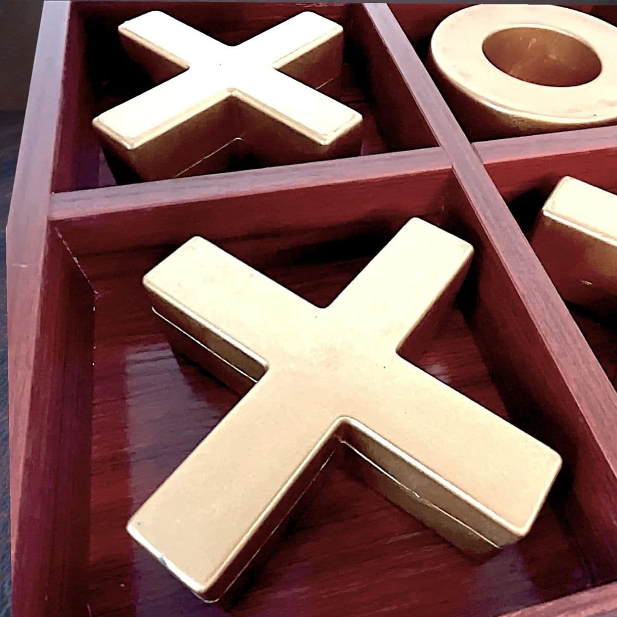 1990s Contemporary Modern Tic Tac Toe Game Board & Pieces - Thumbnail 5