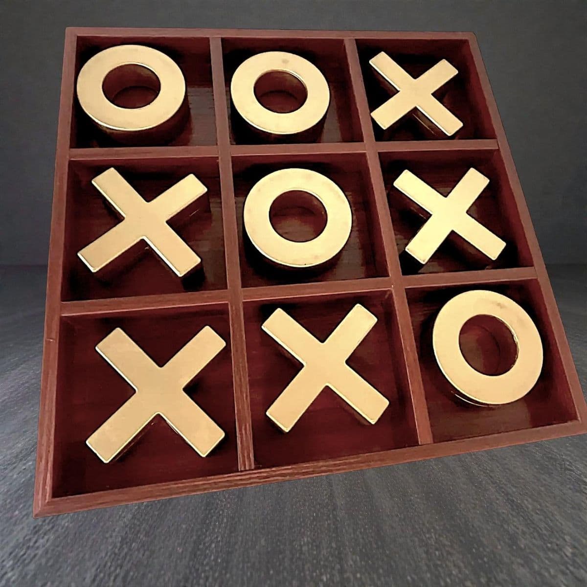 1990s Contemporary Modern Tic Tac Toe Game Board & Pieces - Thumbnail 7