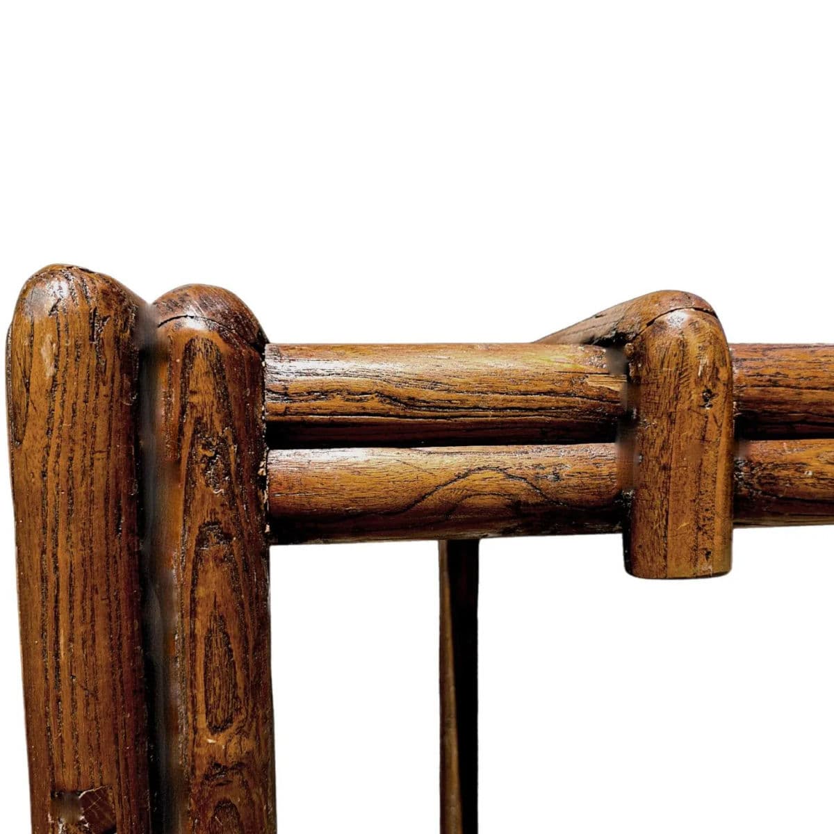 Late 19th Century Chinese Yew Wood Console Table With Handcrafted Joinery - Thumbnail 10