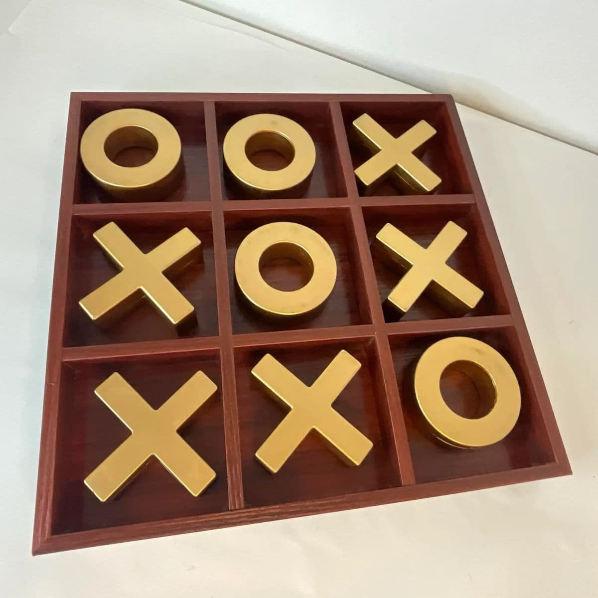 1990s Contemporary Modern Tic Tac Toe Game Board & Pieces - Thumbnail 11