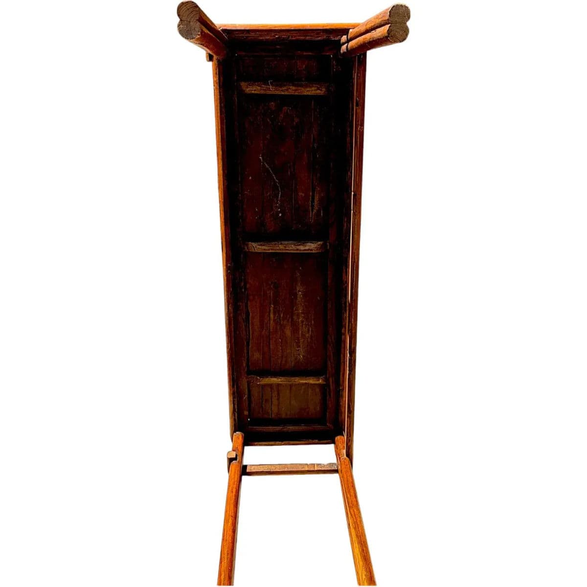 Late 19th Century Chinese Yew Wood Console Table With Handcrafted Joinery - Thumbnail 11