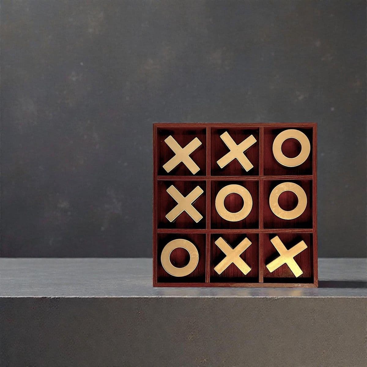1990s Contemporary Modern Tic Tac Toe Game Board & Pieces - Thumbnail 8