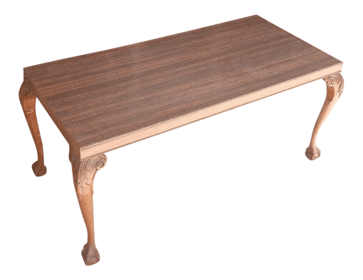 Laminate Top Chippendale Style Coffee Table - Thumbnail 2