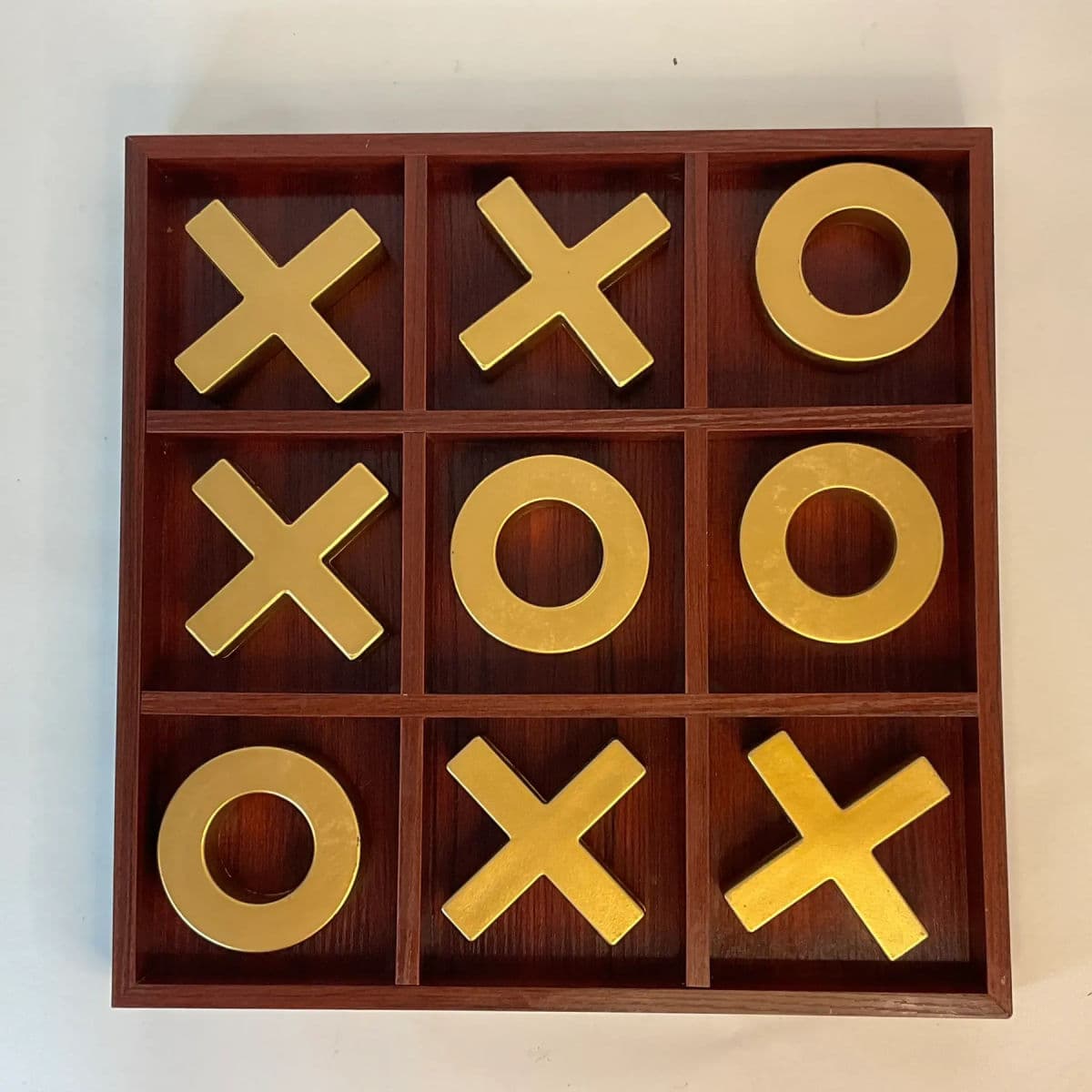 1990s Contemporary Modern Tic Tac Toe Game Board & Pieces - Thumbnail 3