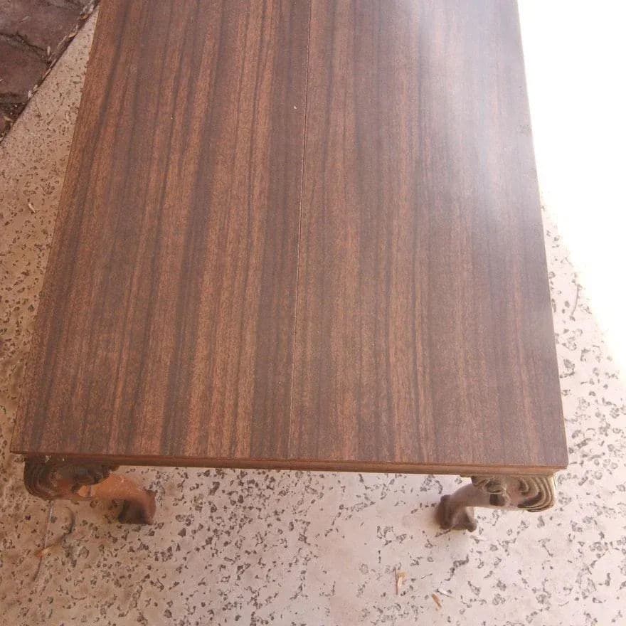 Laminate Top Chippendale Style Coffee Table - Thumbnail 3